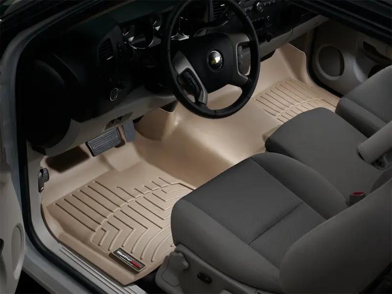 WeatherTech WT FloorLiner - Front - Tan by WeatherTech