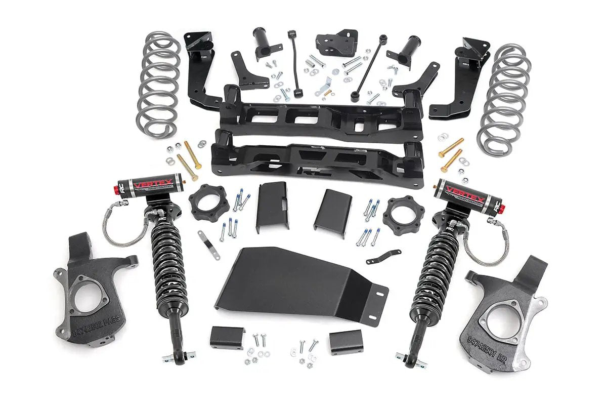 Rough Country 7 Inch Lift Kit | Vertex Coilovers | Chevy/GMC SUV 1500 2WD/4WD (2007-2014) by Rough Country