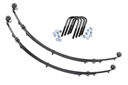 Rough Country Front Leaf Springs | 4" Lift | Pair | Jeep Wrangler YJ 4WD (1987-1995) by Rough Country