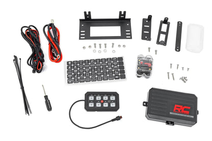 Rough Country 8 Gang Switch Panel | Bluetooth | RGB Backlit Buttons | Multifunction Modes by Rough Country