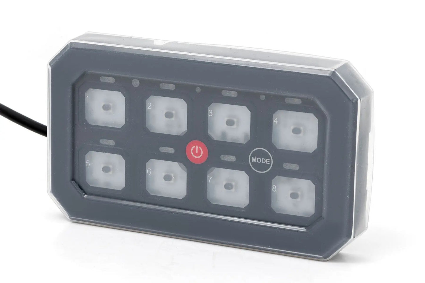 Rough Country 8 Gang Switch Panel | Bluetooth | RGB Backlit Buttons | Multifunction Modes by Rough Country