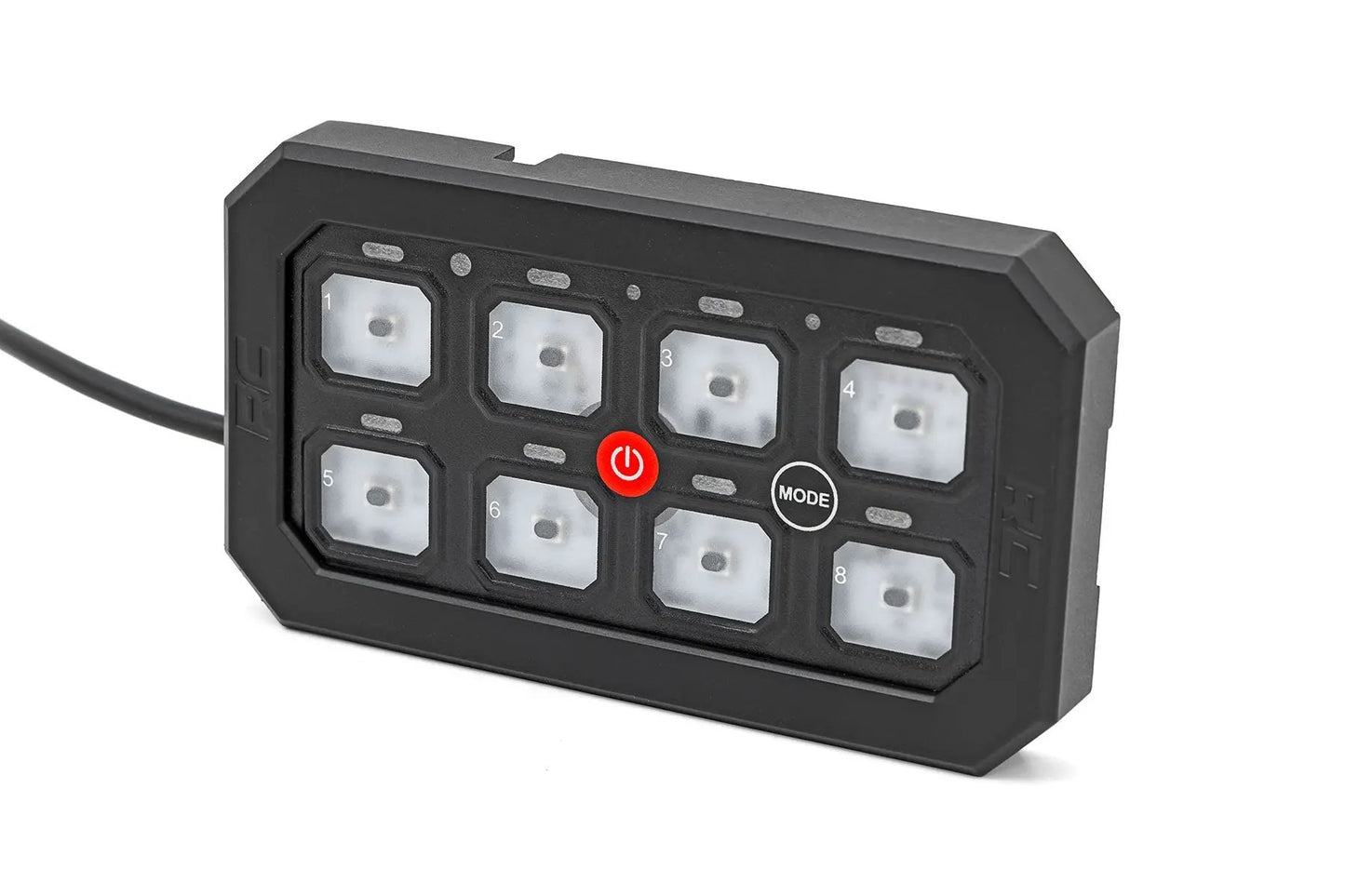 Rough Country 8 Gang Switch Panel | Bluetooth | RGB Backlit Buttons | Multifunction Modes by Rough Country