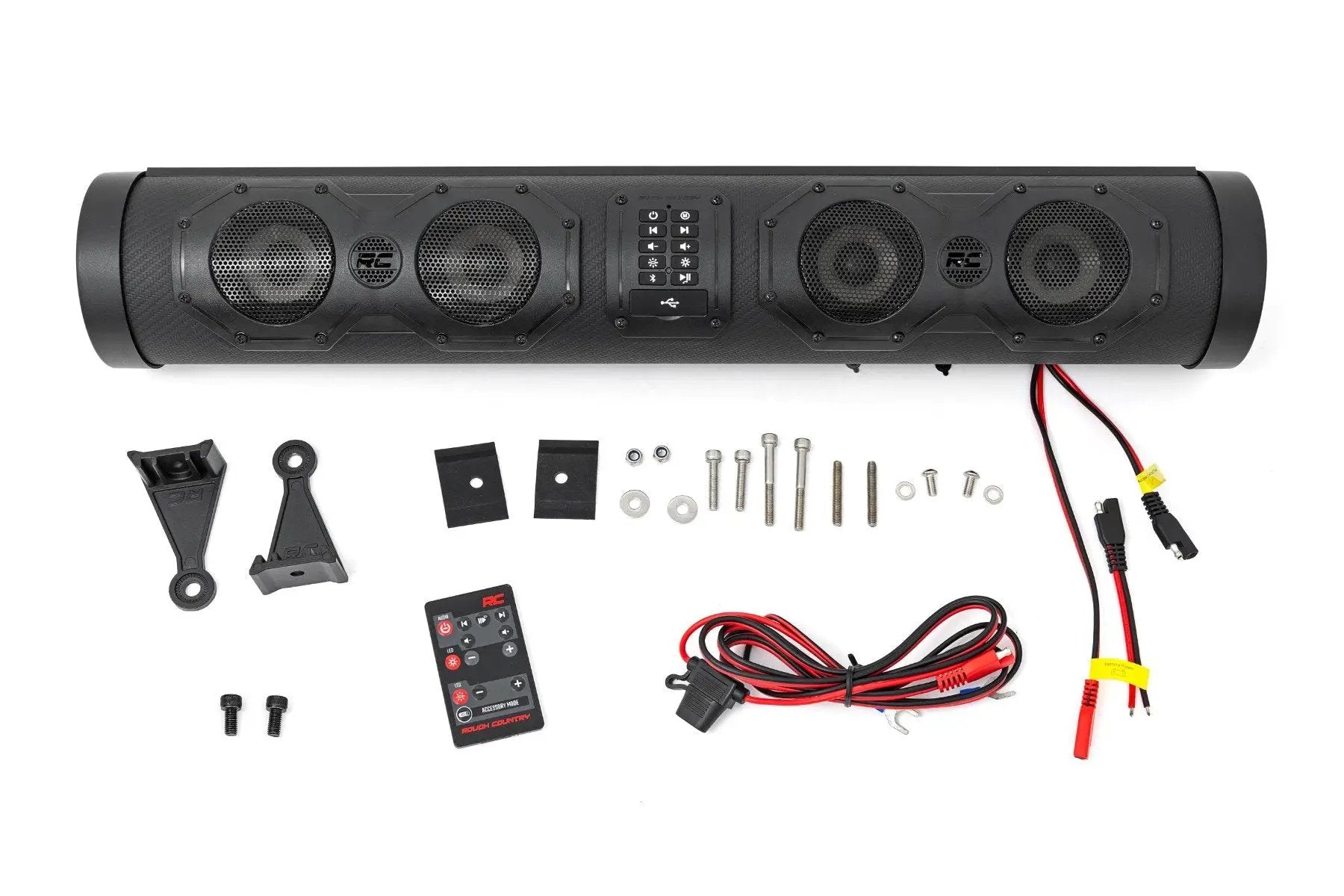 Rough Country Bluetooth LED Soundbar | 8 Speaker | IP66 Waterproof | UTV/ATV by Rough Country