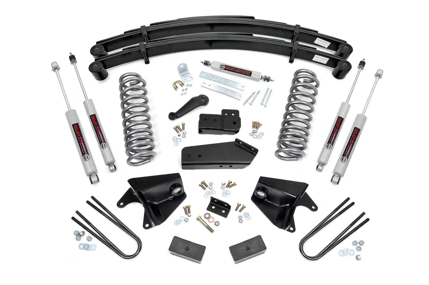 Rough Country 6 Inch Lift Kit | RR Springs | Ford Bronco/F-150 4WD (1980-1996) by Rough Country