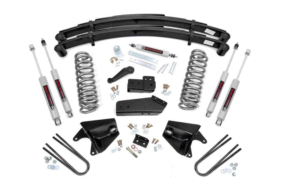 Kit de elevación de 4 pulgadas | Resortes traseros | Ford Bronco 4WD (1980-1996)