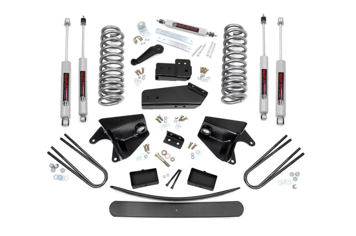 Rough Country 6 Inch Lift Kit | Rear Blocks | Ford Bronco/F-150 4WD (1980-1996) by Rough Country