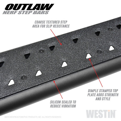 Westin WES Nerf Bars - Outlaw by Westin