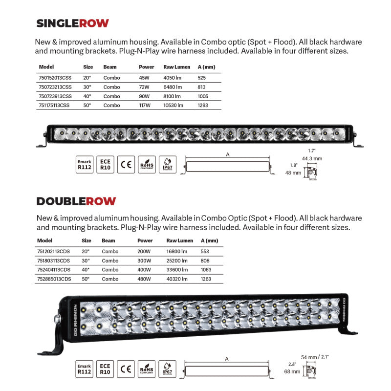 Go Rhino GOR Xplor Lighting