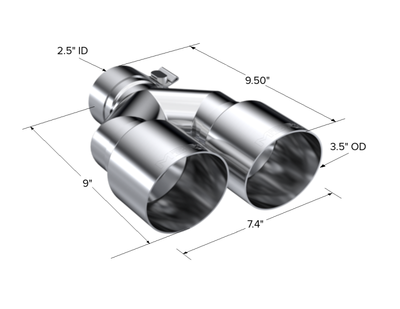 MBRP Univ Exhaust Tips SS