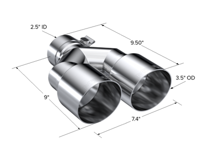 MBRP Univ Exhaust Tips SS