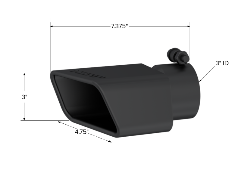 MBRP Univ Exhaust Tips BLK by MBRP
