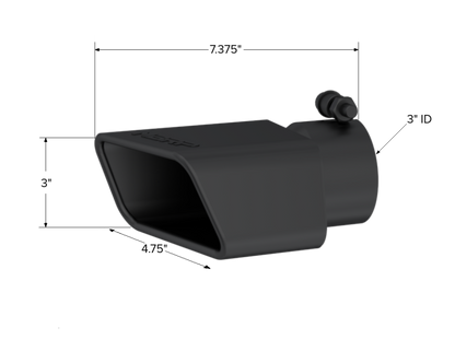MBRP Univ Exhaust Tips BLK by MBRP