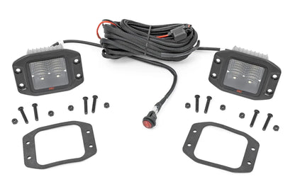 Rough Country 2 Inch Spectrum Series LED Light Pods | Flush Mount by Rough Country