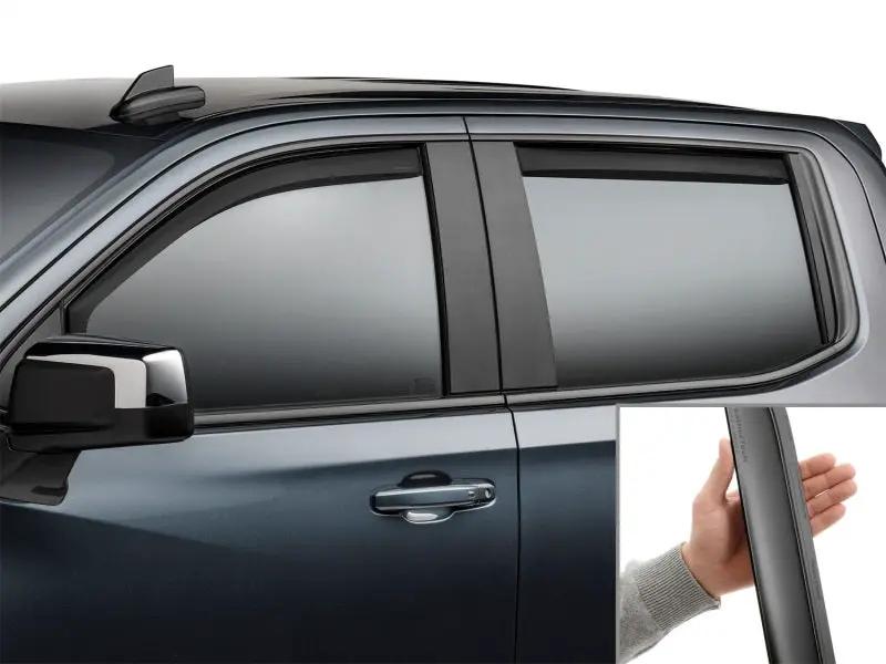WeatherTech WT Deflector - Combo - Matte Black by WeatherTech