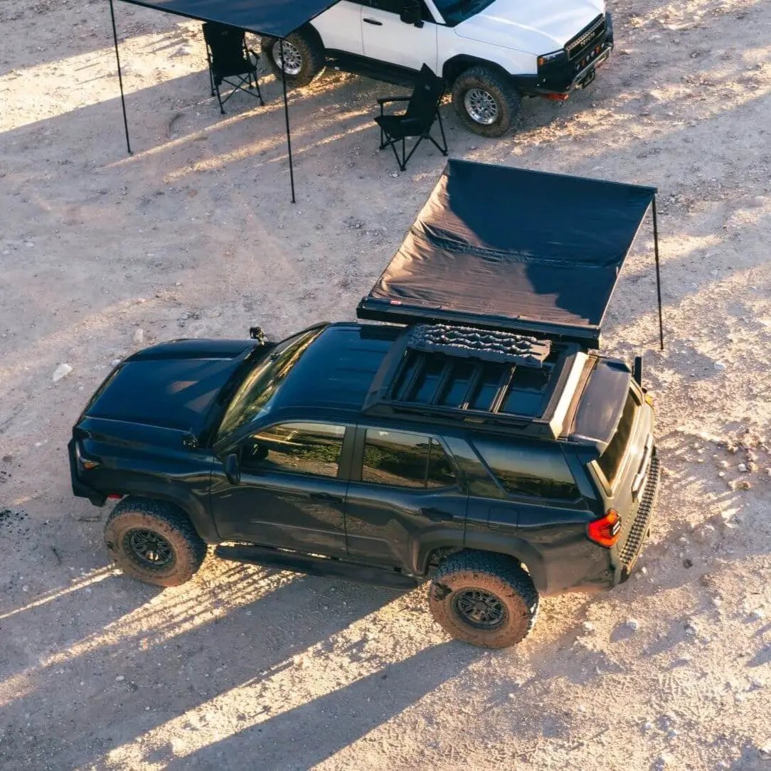 ARB ARB Hard Case Awning with Light Installed, 6.5ft x 8.2ft, Black by ARB