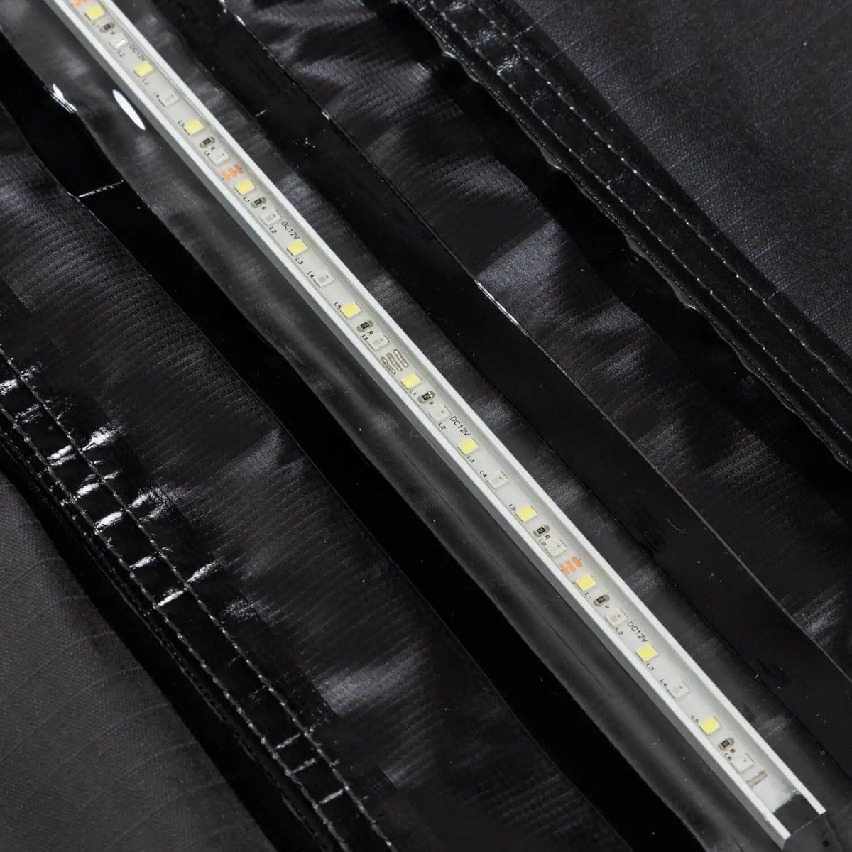 ARB ARB Hard Case Awning with Light Installed, 6.5ft x 8.2ft, Black by ARB