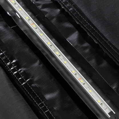 ARB ARB Hard Case Awning with Light Installed, 6.5ft x 8.2ft, Black by ARB
