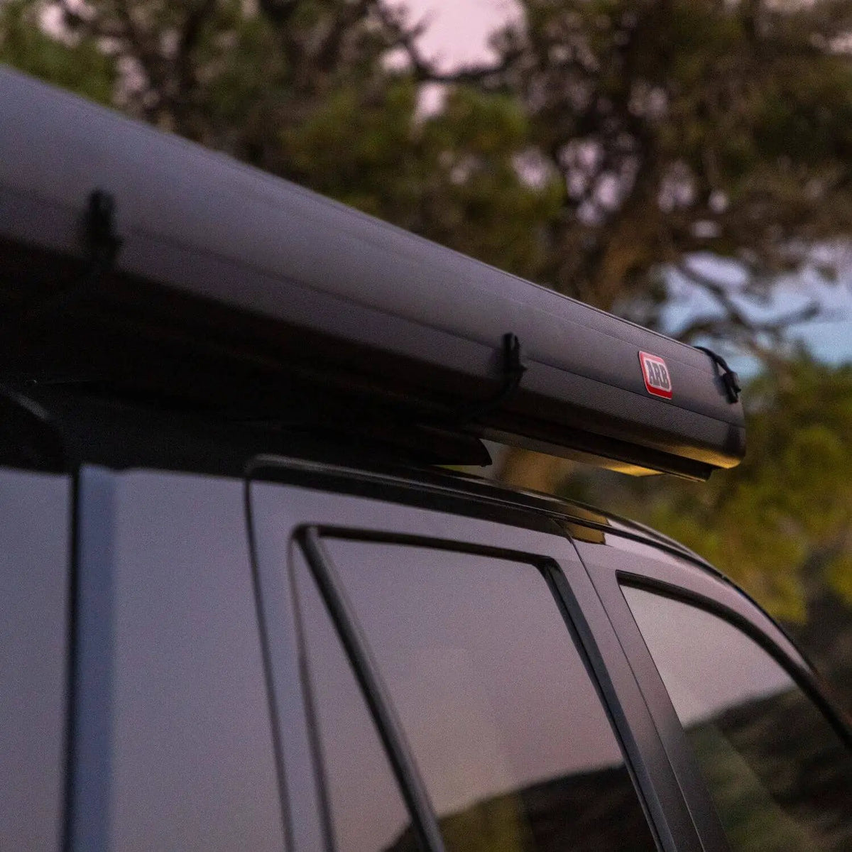 ARB ARB Hard Case Awning with Light Installed, 6.5ft x 8.2ft, Black by ARB