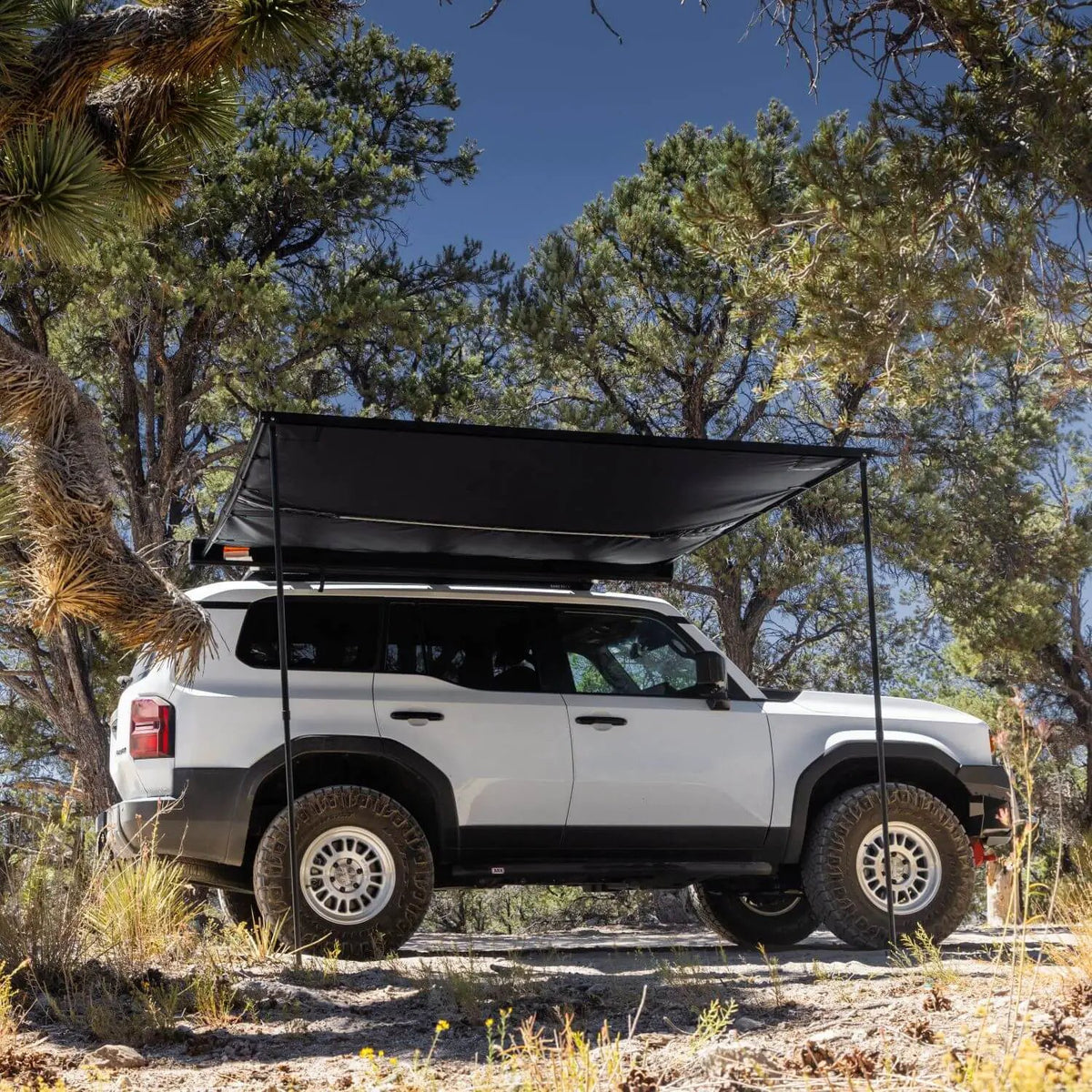 ARB ARB Hard Case Awning with Light Installed, 8.2ft x 8.2ft, Black by ARB
