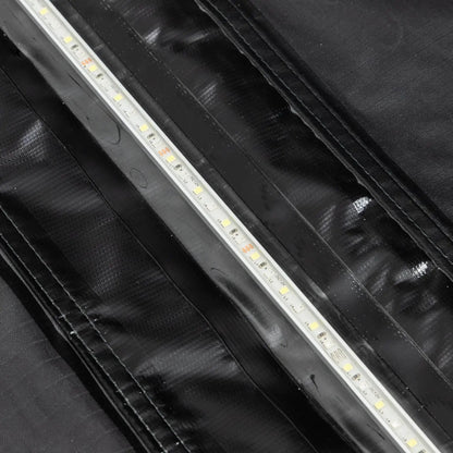 ARB ARB Hard Case Awning with Light Installed, 8.2ft x 8.2ft, Black by ARB