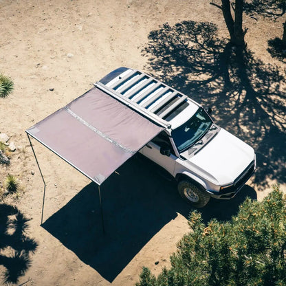 ARB ARB Hard Case Awning with Light Installed, 8.2ft x 8.2ft, Black by ARB