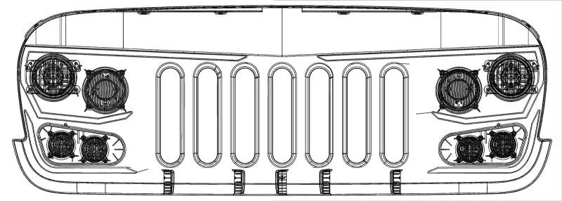 ORACLE Lighting ORL Vector Grille Lights by ORACLE Lighting
