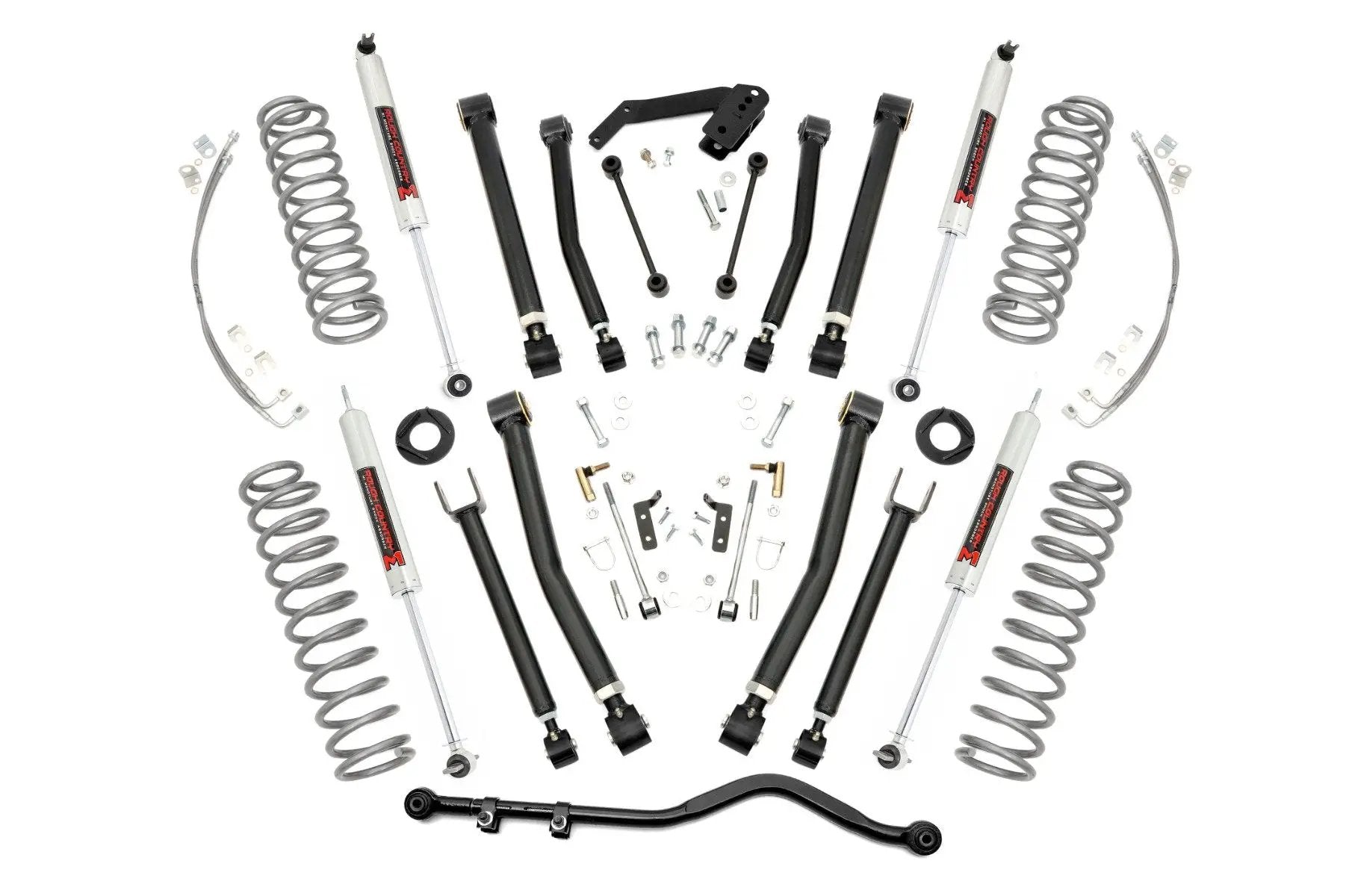 Rough Country 4 Inch Lift Kit | X-Series | M1 | Jeep Wrangler Unlimited 2WD/4WD (2007-2018) by Rough Country