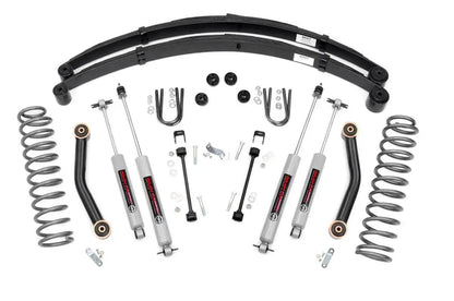 Rough Country 4.5 Inch Lift Kit | RR springs | Jeep Cherokee XJ 2WD/4WD (1984-2001) by Rough Country