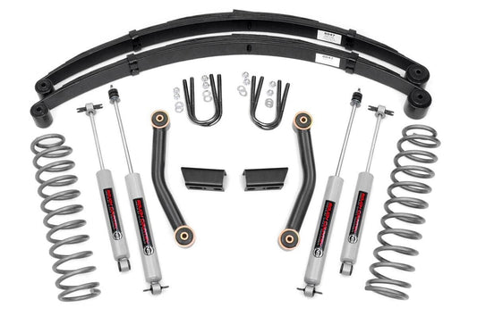 Kit de elevación de 3 pulgadas | Serie II | Resortes RR | Jeep Cherokee XJ 2WD/4WD (84-01)
