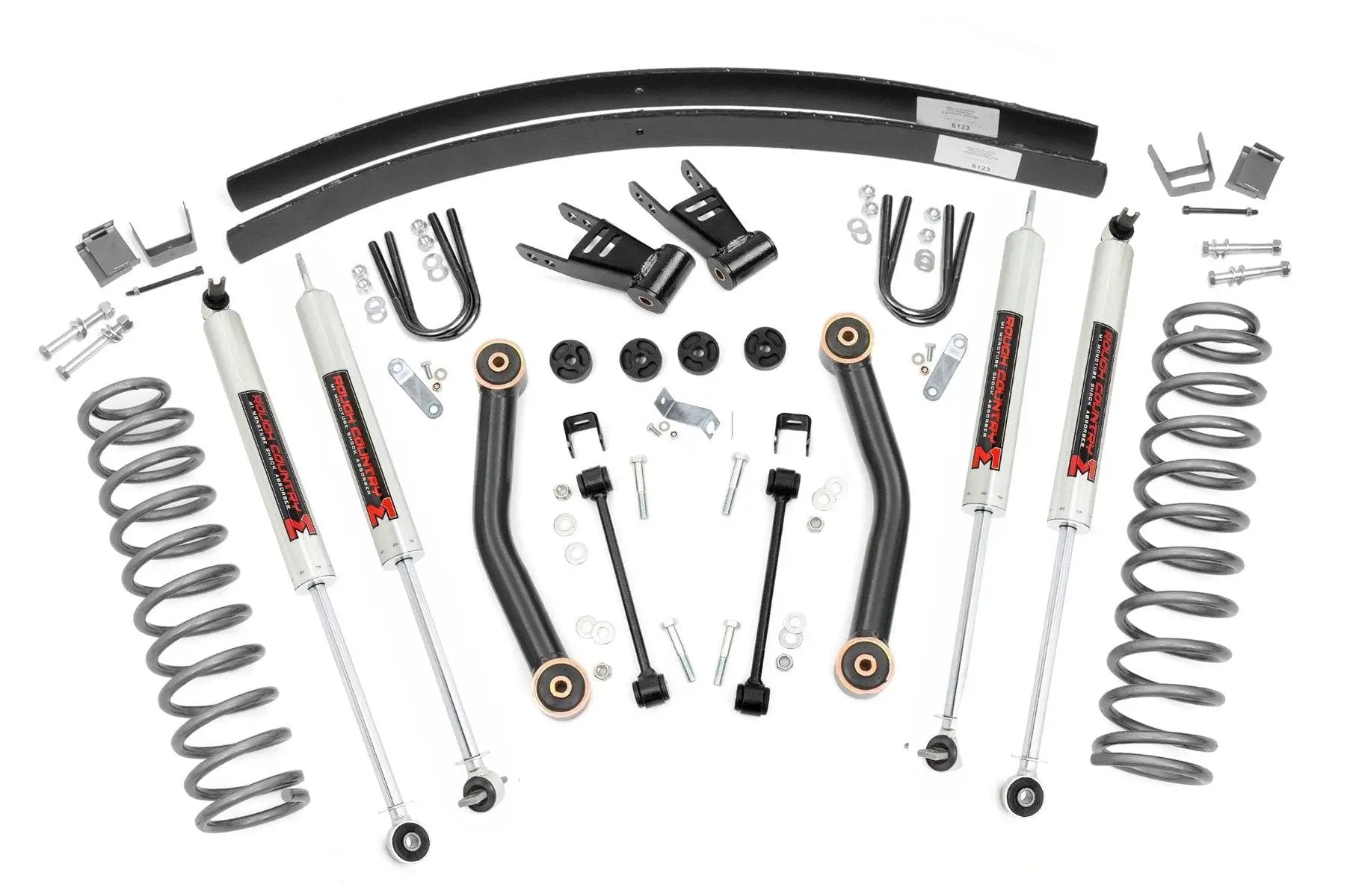 Rough Country 4.5 Inch Lift Kit | M1 | Rear AAL | Jeep Cherokee XJ 2WD/4WD (1984-2001) by Rough Country