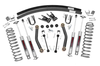 Rough Country 4.5 Inch Lift Kit | Rear AAL | Jeep Cherokee XJ 2WD/4WD (1984-2001) by Rough Country