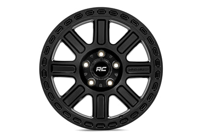 Llanta Rough Country Serie 84 | Negro Brillante | 18x8.5 | 5x5 | +0mm
