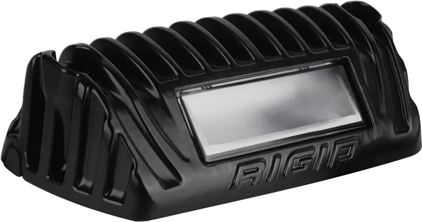 RIGID Industries 1x2 65 Degree DC LED Scene Light, Black Housing , Single by RIGID Industries