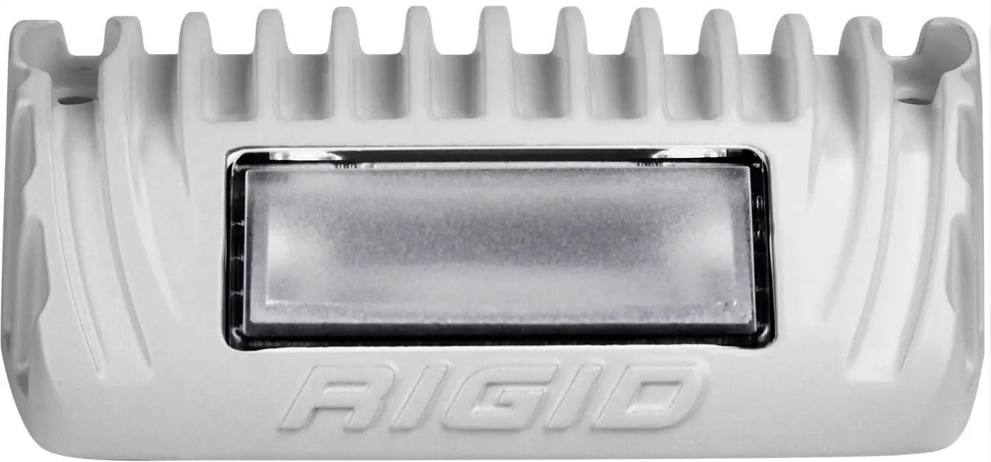 RIGID Industries 1x2 65 Degree DC LED Scene Light, White Housing , Single by RIGID Industries