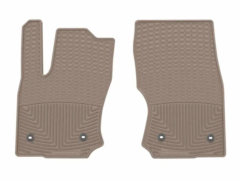 WeatherTech WT Rubber Mats - Front - Tan by WeatherTech