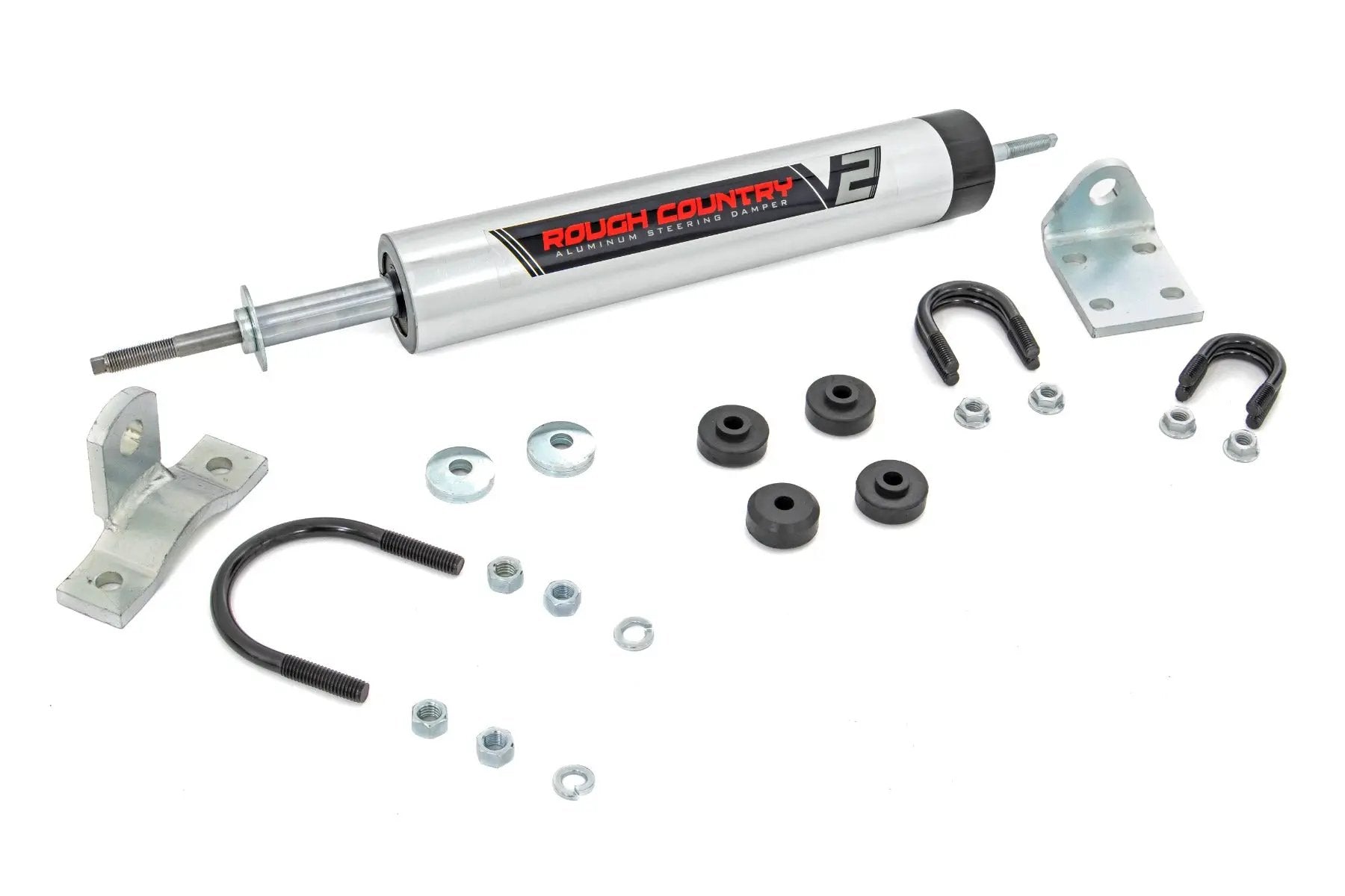 Rough Country V2 Steering Stabilizer | Multiple Makes & Models (Dodge/Jeep) by Rough Country