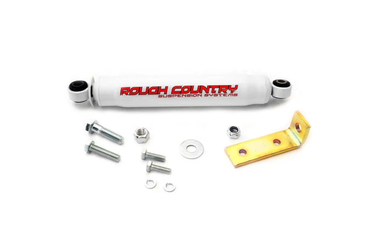 Rough Country N3 Steering Stabilizer | Nissan D21 Hardbody Truck (86-94)/Pathfinder (87-95) by Rough Country