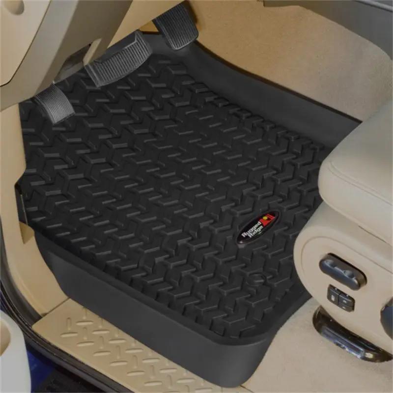 Rugged Ridge RUG Floor Liners - Black by Rugged Ridge
