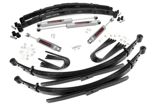 Elevación de 2 pulgadas | Ballestas traseras de 56 pulgadas | Camioneta Chevy/GMC 3/4-Ton Suburban/C25/K25 (77-87)