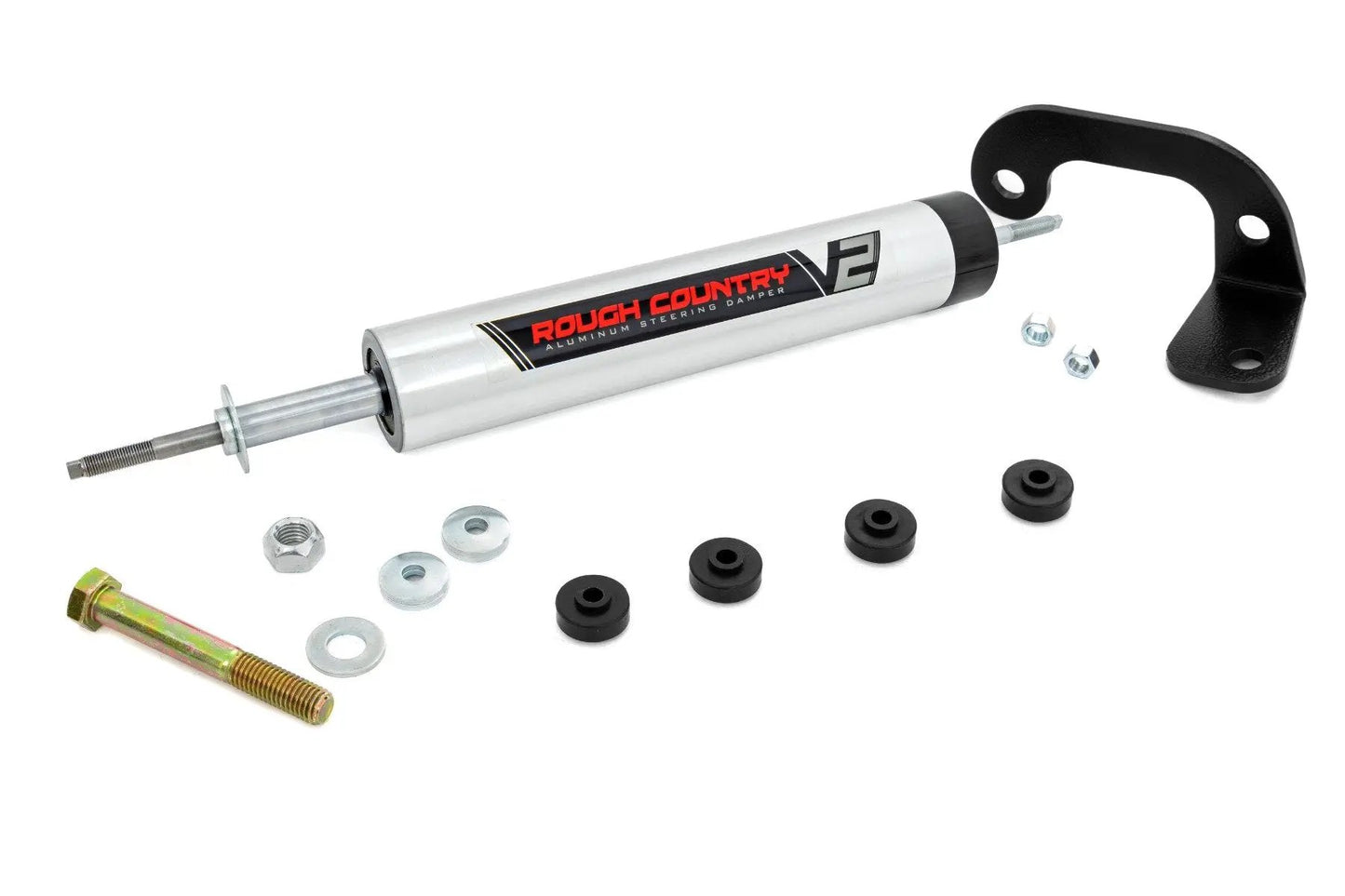 Rough Country V2 Steering Stabilizer | 4-6 Inch Lift | Chevy/GMC 1500 Truck & SUV (88-99) by Rough Country