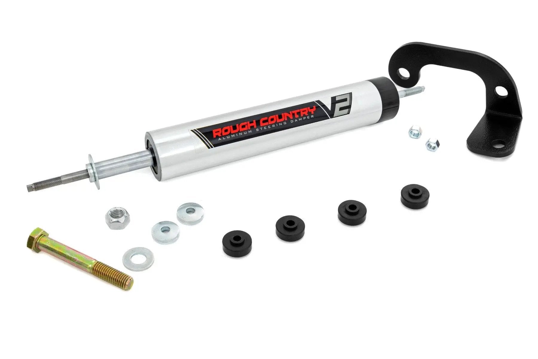 Rough Country V2 Steering Stabilizer | 4-6 Inch Lift | Chevy/GMC 1500 Truck & SUV (88-99) by Rough Country