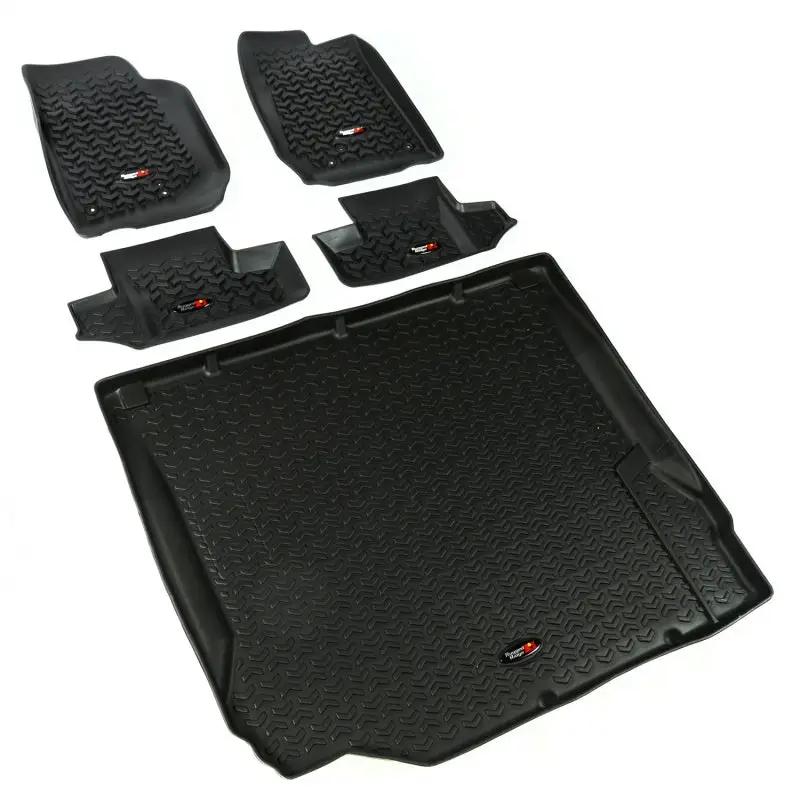 Rugged Ridge RUG Floor Liners - Black by Rugged Ridge