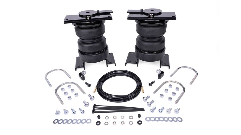 Air Lift’s LoadLifter 5000 Ultimate with an Air Spring Cradle for the Ford F-150 Raptor offers up to 5,000 lbs. of load-leveling capacity, making towing and hauling a stress-free experience, eliminating swat and trailer sway.