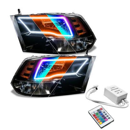 Oracle Lighting Will Not Fit Models With Factory Projector Headlights. Uses H11 Bulbs For Low Beam & HB3 ( 9005 ) Bulbs For High Beam.