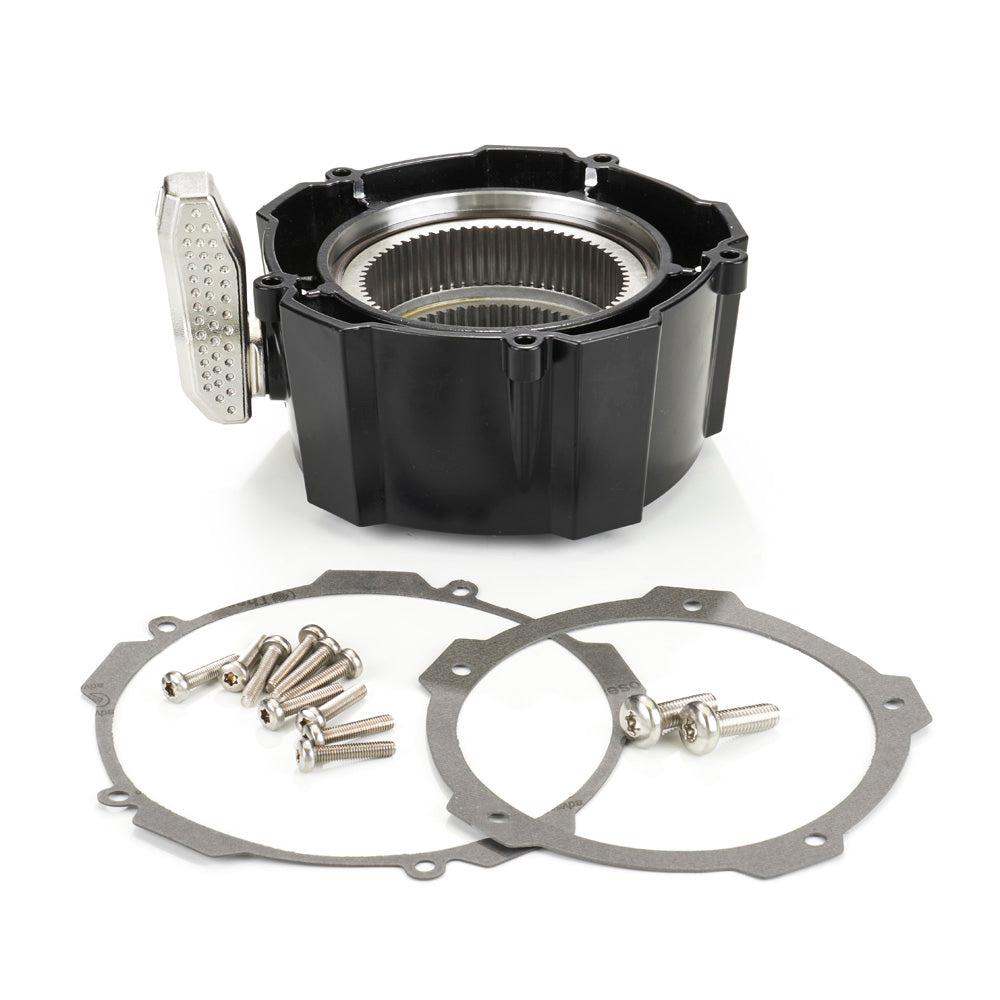 Warn REPLACEMENT End Housing For Warn Zeon 12-S Winch; With Clutch Lever/ O-Ring Seal/ Detent Screw/ Rotating Ring Gear/ Retaining Ring/ Gasket