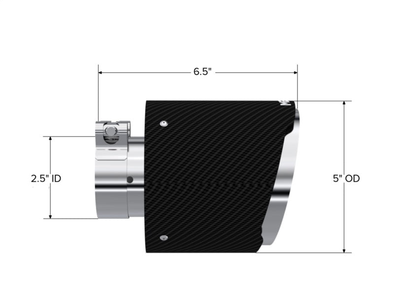 MBRP Univ Exhaust Tips Carbon by MBRP