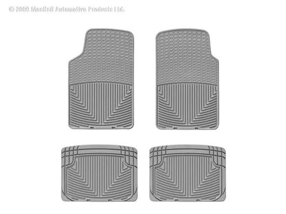 WeatherTech WT Rubber Mats - Rear - Grey by WeatherTech