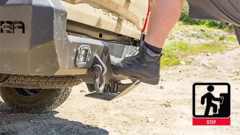 Body Armor 4x4 BOD Hitch Steps by Body Armor 4x4