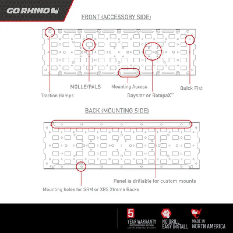 Go Rhino GOR Rack Accessories by Go Rhino