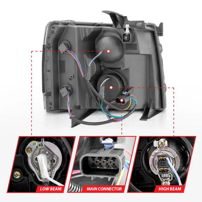 ANZO ANZ LED/Projector Headlights by ANZO